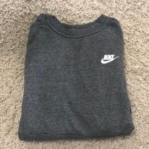 Nike hoodie with pocket heather gray size medium